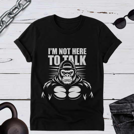 Serious Chimpannzee Fitness Tshirt | Unisex Gym Tee