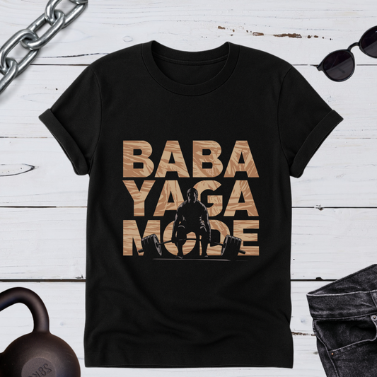 Baba Yaga Mode Fitness T-Shirt | Unisex Gym Tee
